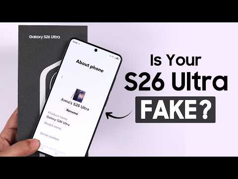 Samsung S26 Ultra: How to Check if Your Phone Is Original or Fake!