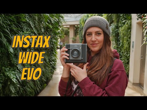 Testing out my Instax WIDE Evo at Longwood Gardens | Pros and Cons Review