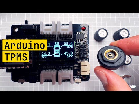 Arduino Tire Pressure TPMS (Tire Pressure Monitoring System) DIY, ESP32, OLED display, Full Tutorial