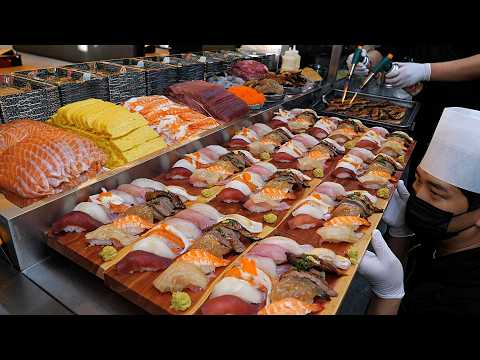 Amazing!! A young owner who started a sushi restaurant at 25 and became rich / koraean street food