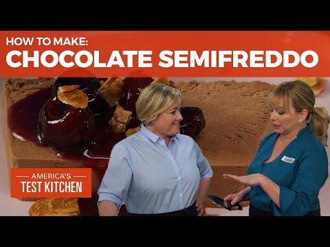 How to Make Elegant Chocolate Semifreddo