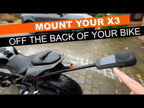 Mounting Insta X3 or X4 to back of your bike