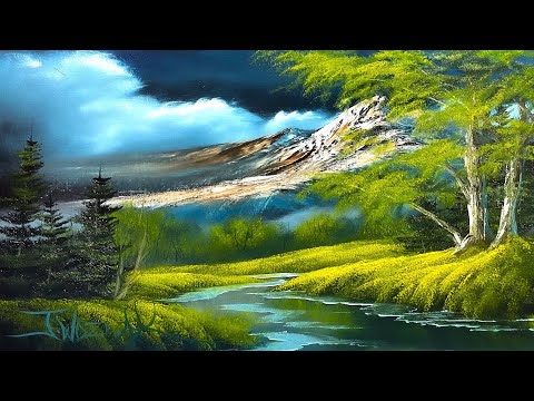 The Wolf is in the Mountain | Painting Demonstration during a tough time | Paintings By Justin