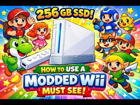 Wii Mod GX Loader/Emulators How To use #wiirphysical #wiimod #wii #retrogaming #videogameconsole