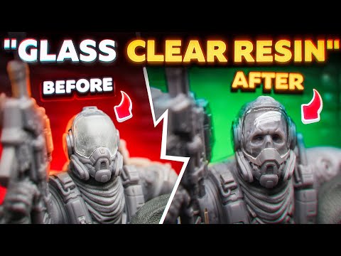 How to Print GLASS-CLEAR Transparent Resin