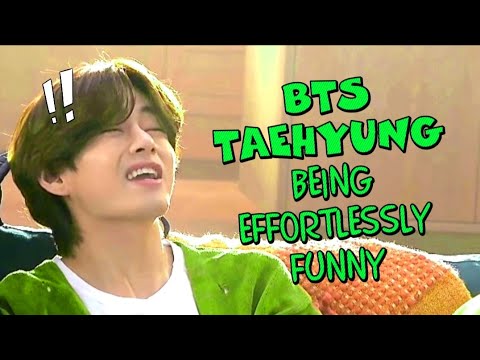 BTS taehyung being effortlessly hilarious and why not