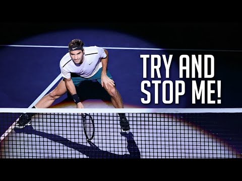Roger Federer's Most Ruthless Tennis (100 % Aggressiveness!)