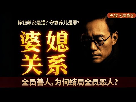 婆媳矛盾無解？巴金《寒夜》：殺人不見血的，往往不是恨，而是「善」
