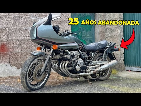 RESCATO una HONDA CBX 1000 ABANDONADA durante 25 AÑOS en una ISLA