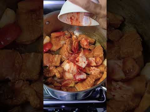 KIMCHI SINIGANG #kimchisinigang #shorts #minangskitchen #cooking #food