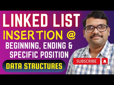 DS_4-Single Linked List in C | Insertion at Beginning, End & Specific Position | DSA using C