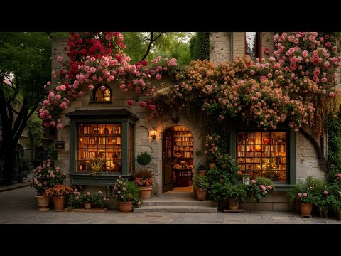 Cozy Outdoor Coffee Shop Ambience ☕ Soothing Jazz Music in Forest to Help You Study, Work & Study