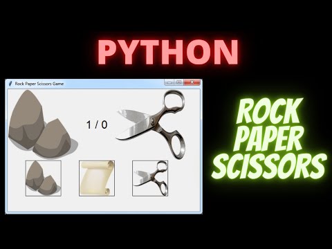 Python Project Tutorial - How to Create a rock Paper Scissors Game Using Tkinter [with source code]