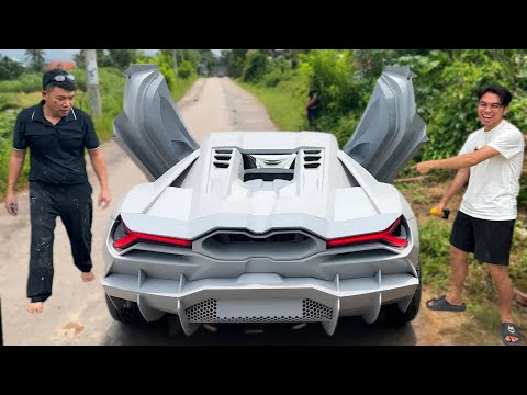 2 Guys Built a Lamborghini Revuelto by Hand — With a 400HP Engine!