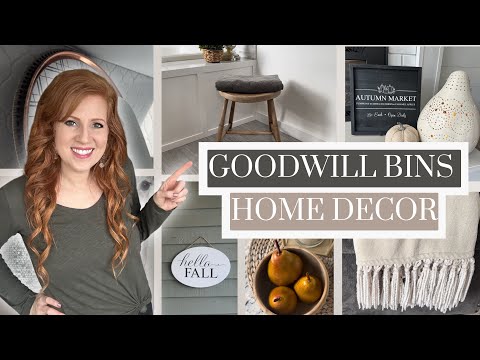 🛒GOODWILL OUTLET 🏠HOME DECOR & 🛠️ DIY