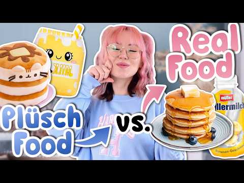 Plüsch Food vs. Real Food 🧁 Was darf wer essen? | ViktoriaSarina