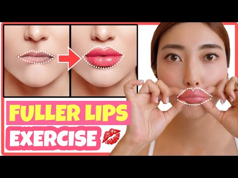 10 MIN FULLER LIPS EXERCISE💋Get Plumper Lips, Pink and Cute Lips Naturally with This Face Exercise!