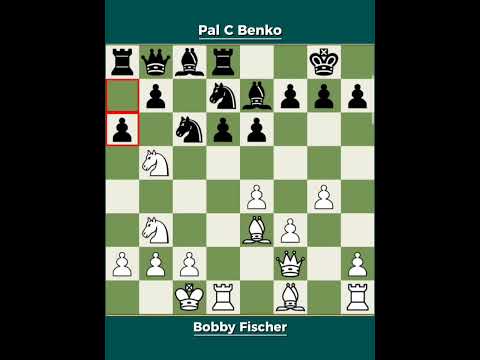 Bobby Fischer vs Pal Benko ◉ Epic Battle at the U.S. Championship 1959 | Genius vs Strategist!