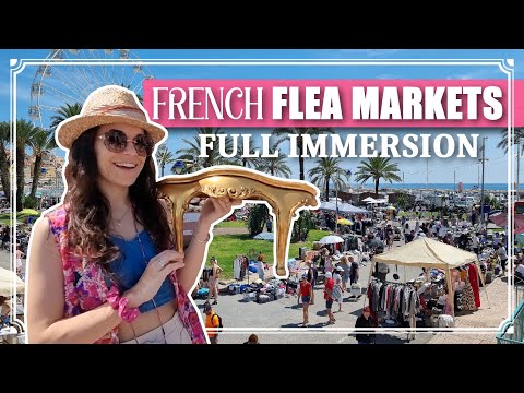 GREAT TOUR of the FLEA MARKETS in FRANCE | Finding VINTAGE | Thrift with us! + HAUL