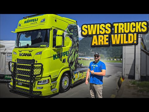 Scania Invited This American to Switzerland Trucking Show!