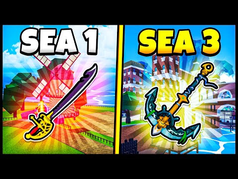 Top 5 Best SWORDS In EVERY Sea In Blox Fruits!