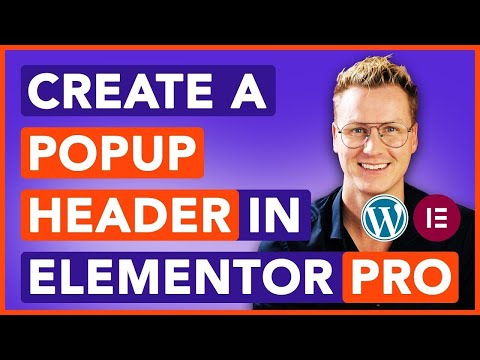 How To Make An Eye-catching Popup Header With Elementor Pro!