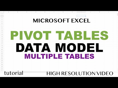 Excel Pivot Tables with Data Model & Multiple Tables are AWESOME!