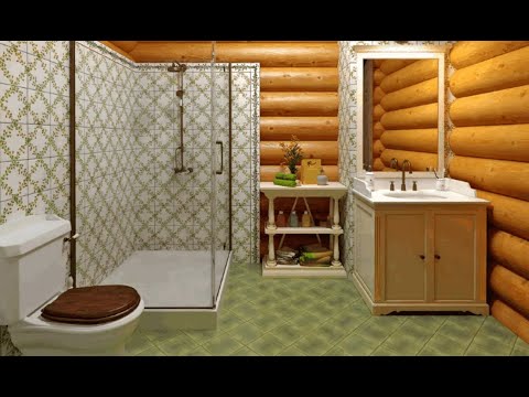 Как Сделать Ванную Комнату В Деревянном Доме