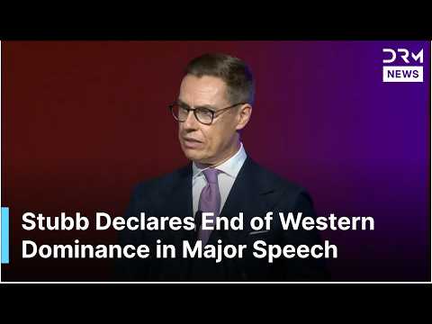 “Law of Jungle”: Finnish President Stubb Declares End of Western Dominance in Major Speech | AC1G