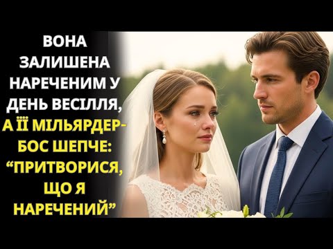ВІН ПОКИНУВ ЇЇ В ДЕНЬ ВЕСІЛЛЯ — А БАГАТИЙ БОС ПРОШЕПТАВ «Я МОЖУ СТАТИ НАРЕЧЕНИМ»