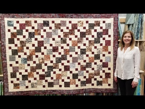 Quick, Easy, Fancy! FREE PATTERN Disappearing Nine Patch Quilt!