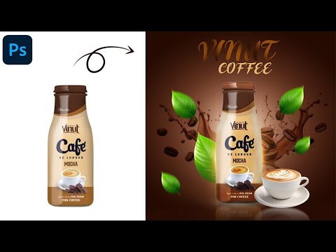 Coffee Shop Poster Design For Social Media in Photoshop | Project Beginner Tutorial