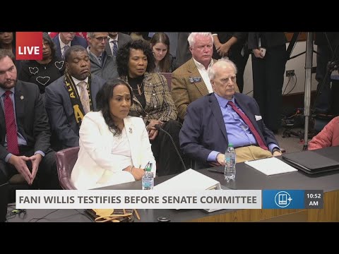 Fani Willis pushes back at GOP lawmakers in a heated hearing on dropped Trump case