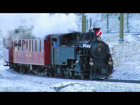 SPECTACULAR ALPINE STEAM TRAIN RIDE IN SWITZERLAND | DFB OBERALP PASS