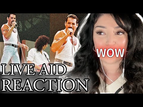FIRST TIME WATCHING QUEEN LIVE AID CONCERT - ICONIC - MUST WATCH