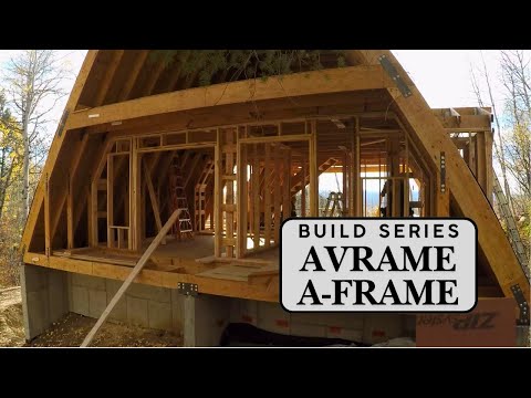 Stud Walls And Dormer - Framing | Avrame A-Frame Build Series | 07