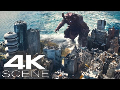 Galactus Causes Massive Tsunami In New York City (2025) 4K Scene | The Fantastic Four: First Steps