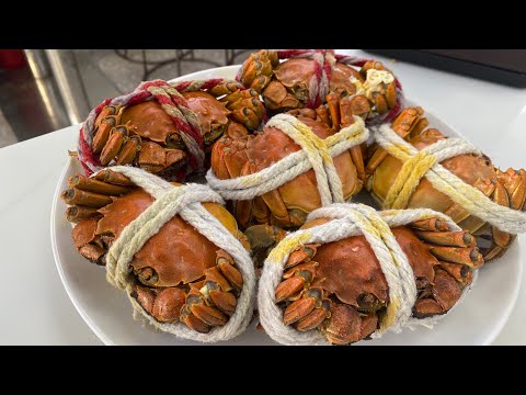 $35隻爆膏大閘蟹有得食喇🥳～買十送一👍可做到全港配送服務，也能嚐到新鮮運到的大閘蟹👏#蓮塘大閘蟹#蓮塘坳下村品鮮滙#大閘蟹#品鮮滙大閘蟹