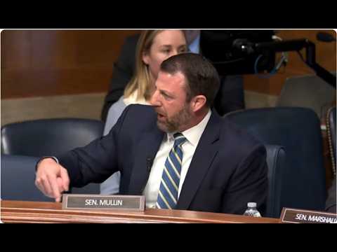 WACTH: Sen. Mullin's FIERY Exchange with Bernie Sanders | HELP Hearing