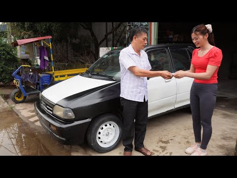 Genius Girl Challenge: COMPLETELY restore an abandoned KIA (Pride) and sell it to a new owner.