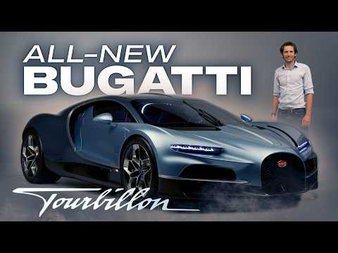NEW V-16 Bugatti Tourbillon: All the details of the 1800hp HYPERCAR | Henry Catchpole