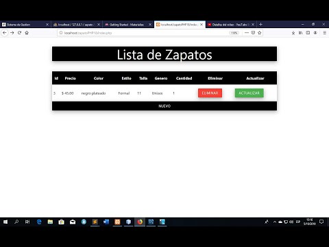 CRUD Completo PHP  PDO,MVC, Materialize CSS  BD Zapatos