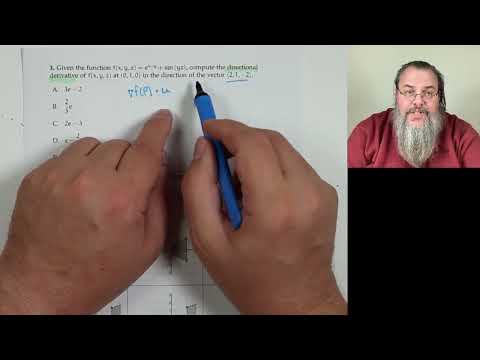 Calc 3, Exam 2 walkthrough (Spring 2025)