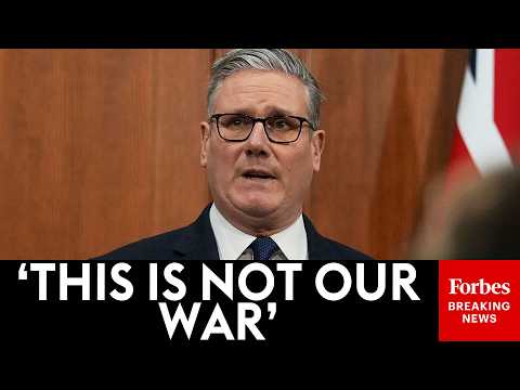 FULL: UK PM Keir Starmer Holds Press Briefing Amidst Iran War, Tensions With Trump