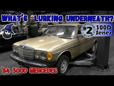 What's lurking underneath? CAR WIZARD finds lots of repairs required to make '84 300D MB roadworthy