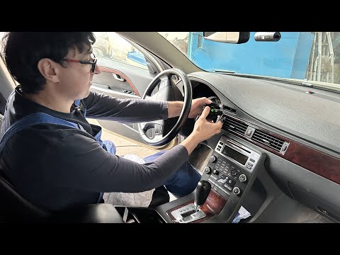 Ремонт механизма приемника ключа зажигания VOLVO S80.
