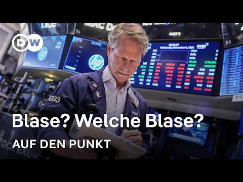 Börsenhype trotz Wirtschaftsflaute: Wann kommt der Crash | Auf den Punkt