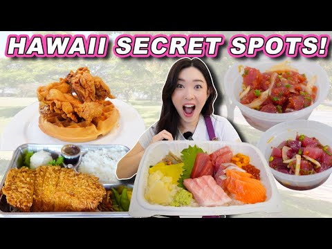 LOCALS ONLY Secret Food Spots! [Oahu, Hawaii] || Hidden Gems Food Tour