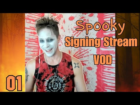 Halloween! Signing Stream VOD - #1