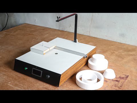 Make A Hot Wire Foam Cutter || DIY Foam Cutting Machine